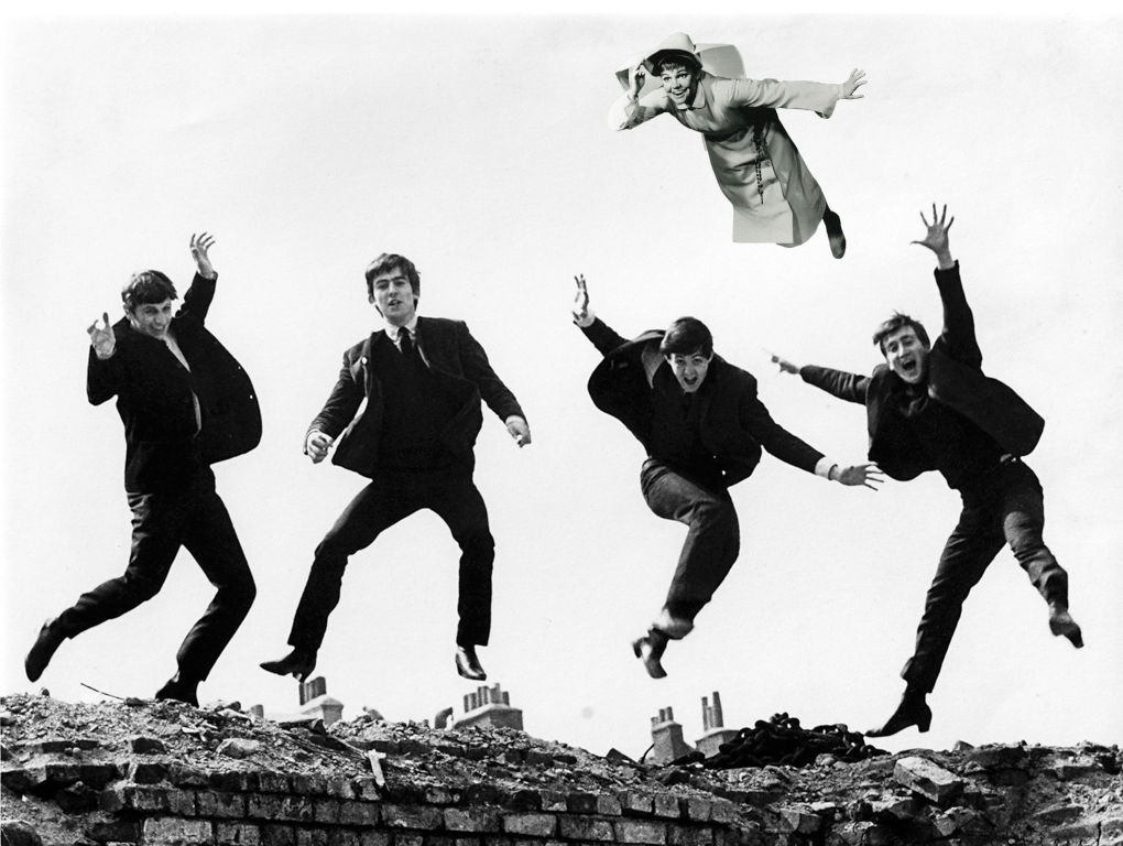 Sally Fields as the fifth Beatle